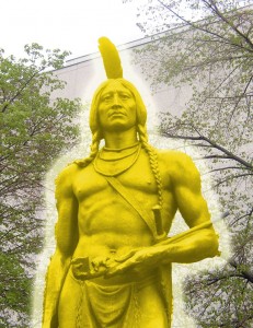 Chief Massasoit clothed in Celestial Glory (A glory only the righteous can see)